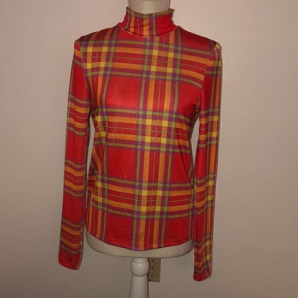 Topshop colorful long sleeve top - Picture 1 of 4
